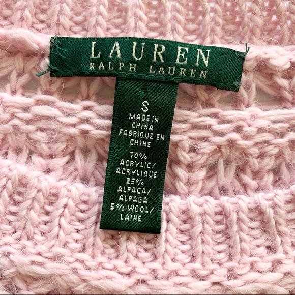 🌸Ralph Lauren🌸 Long Sleeve Sweater Size Small Pink Good Condition - Picture 3 of 11